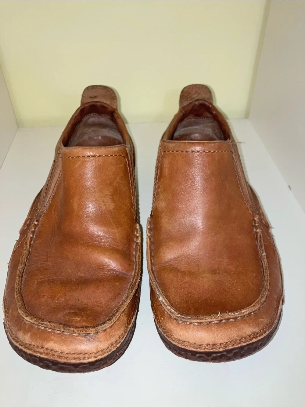 Patagonia Mens Carrdon leather loafer moccasin shoes size 8
